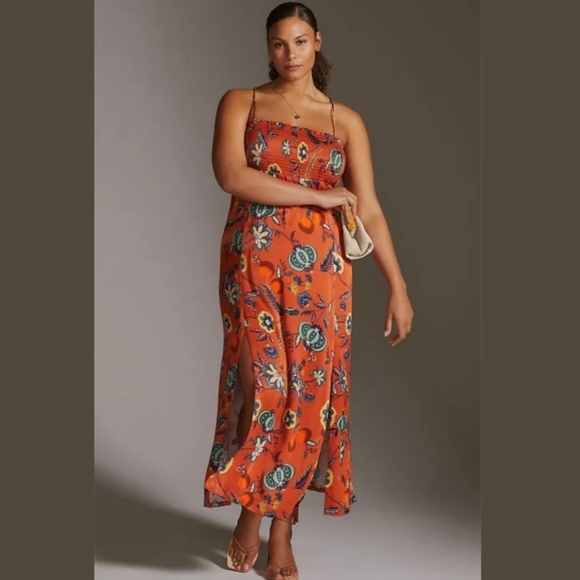 Anthropologie Dresses & Skirts - Maeve By Anthropologie Floral Cross-Back Maxi Dress